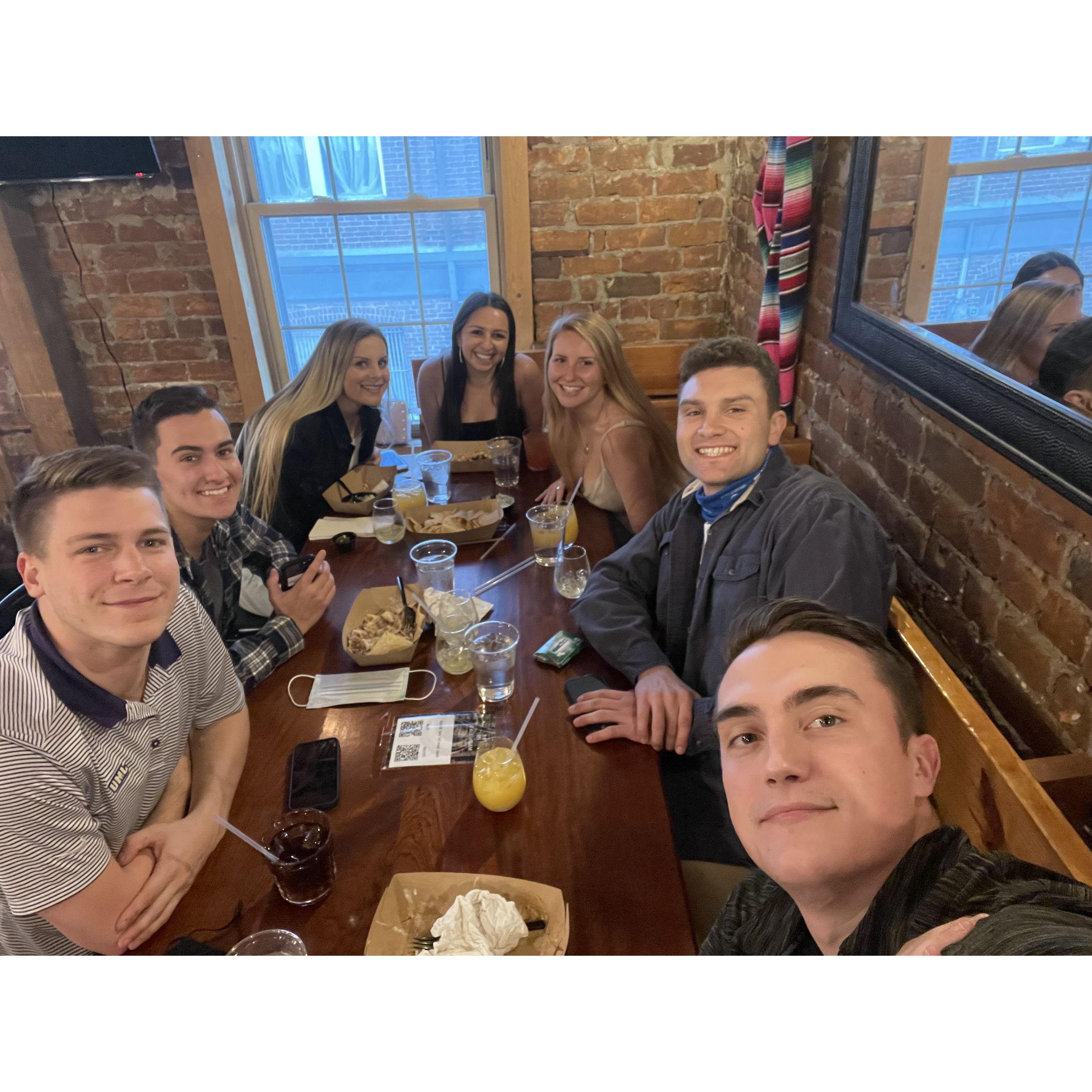 Family dinners in Harrisonburg