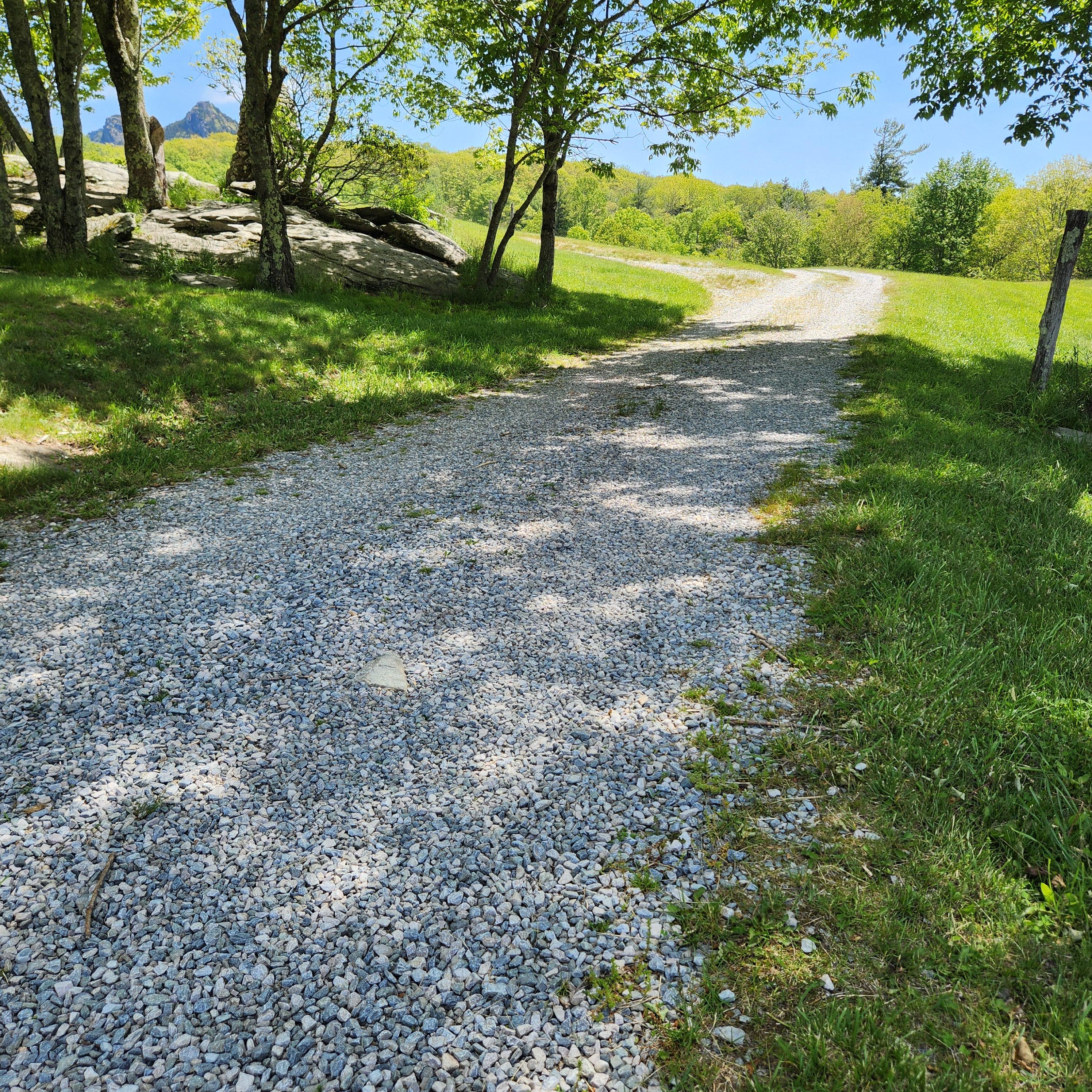 Here’s another example of the types of gravel paths onsite.