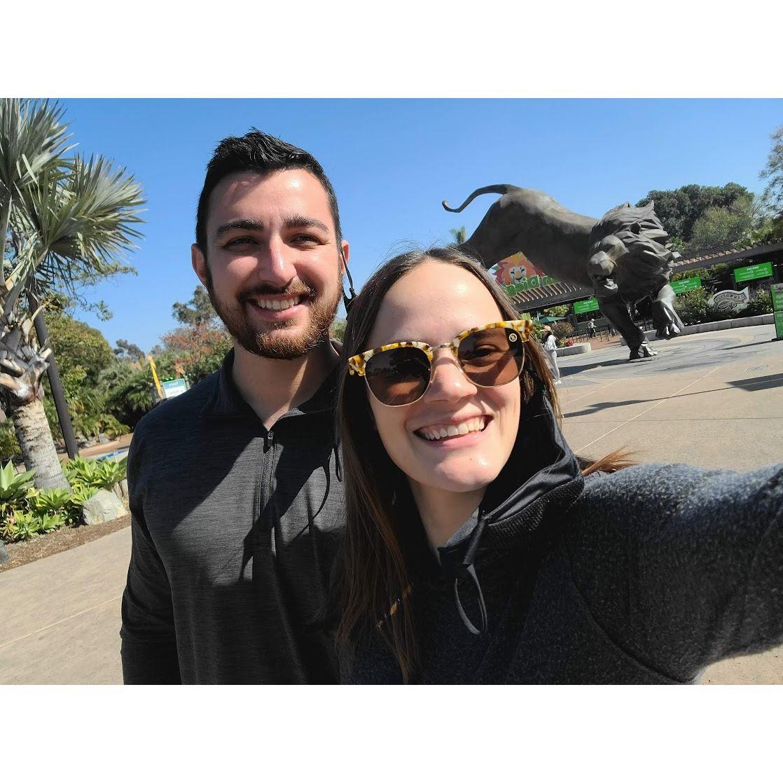 Zack's happy place, San Diego Zoo. February 2021.
