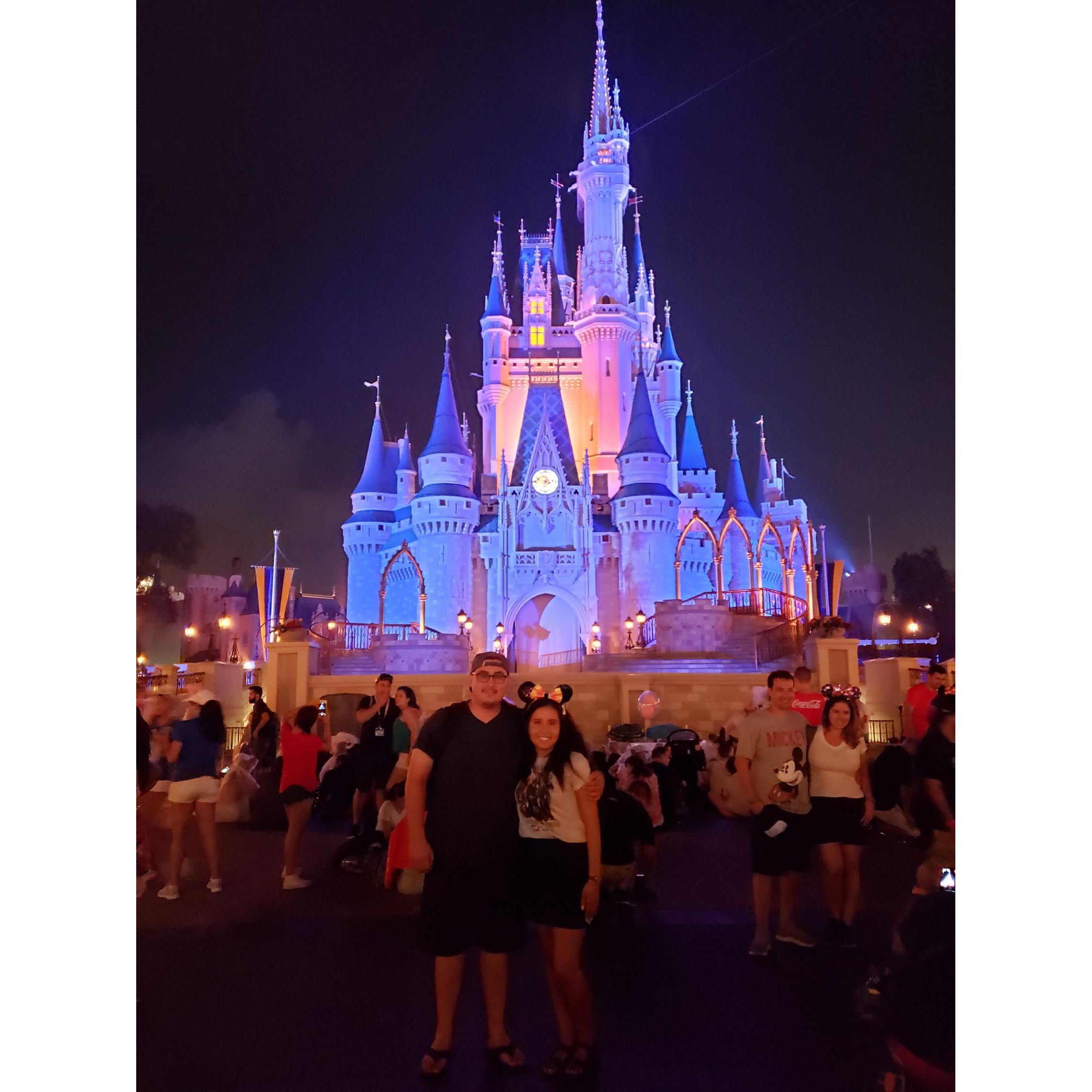 at Disneyworld
