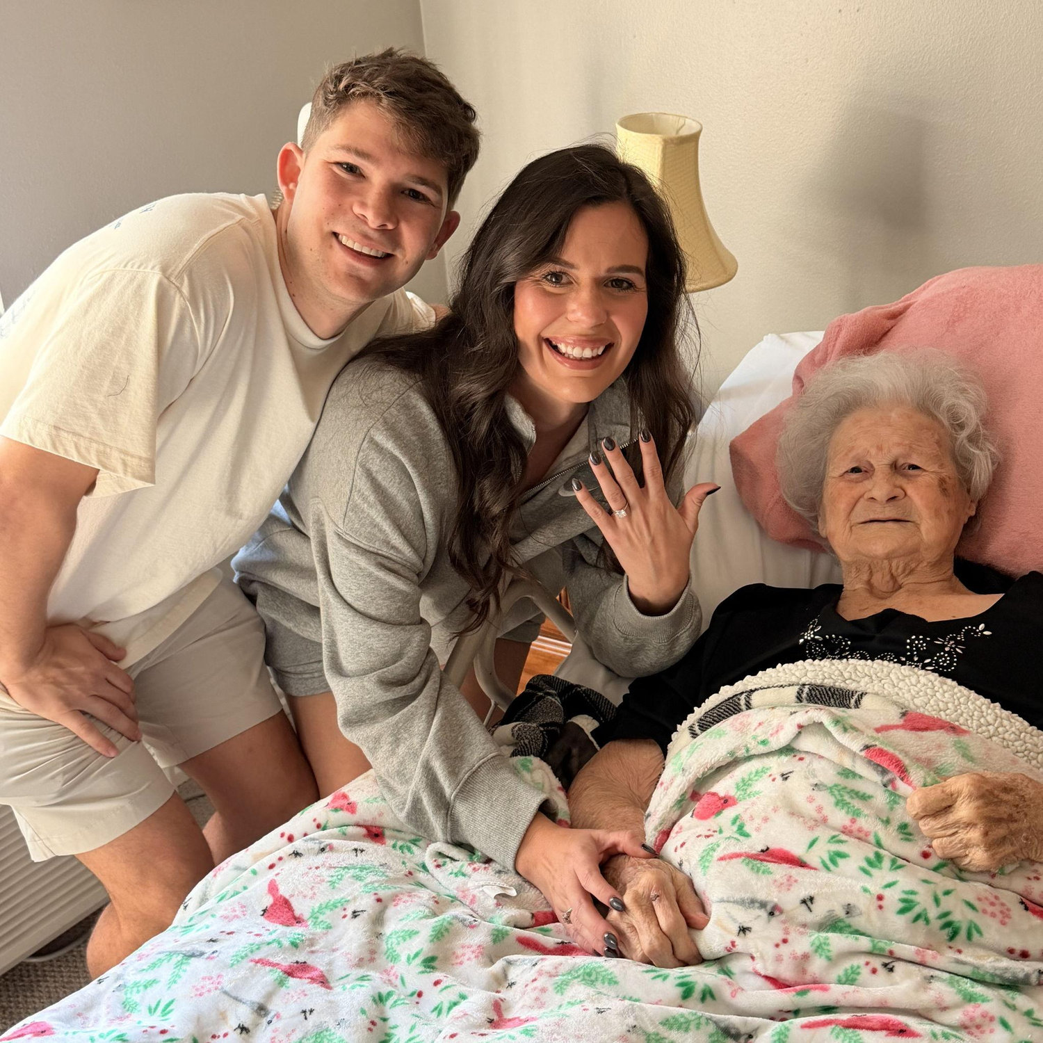 Visiting Morgans Nanny in Texas after getting engaged!