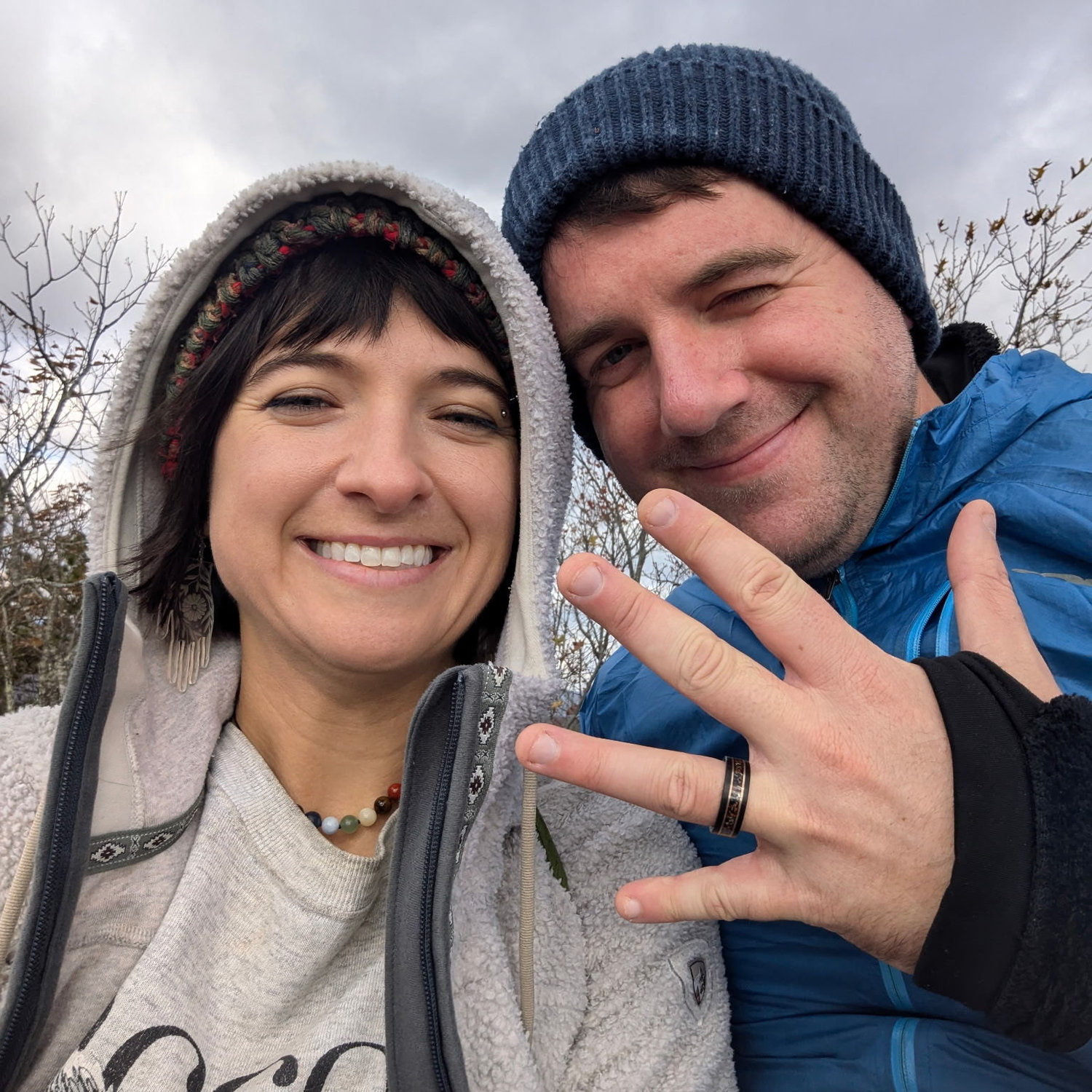 Alex proposed to Kevin at the top of Dragon's Tooth