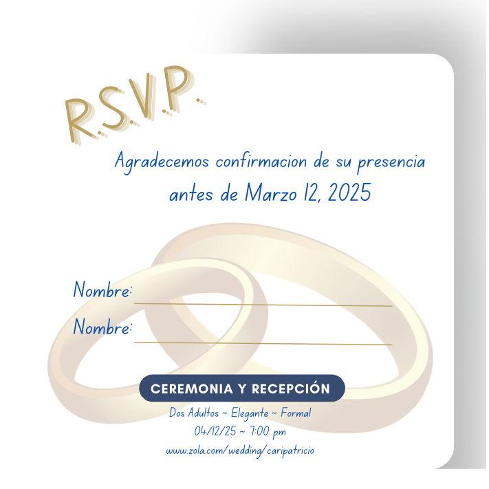 R.S.V.P. Nos Casamos!