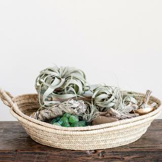 Handwoven Decorative Moroccan Basket