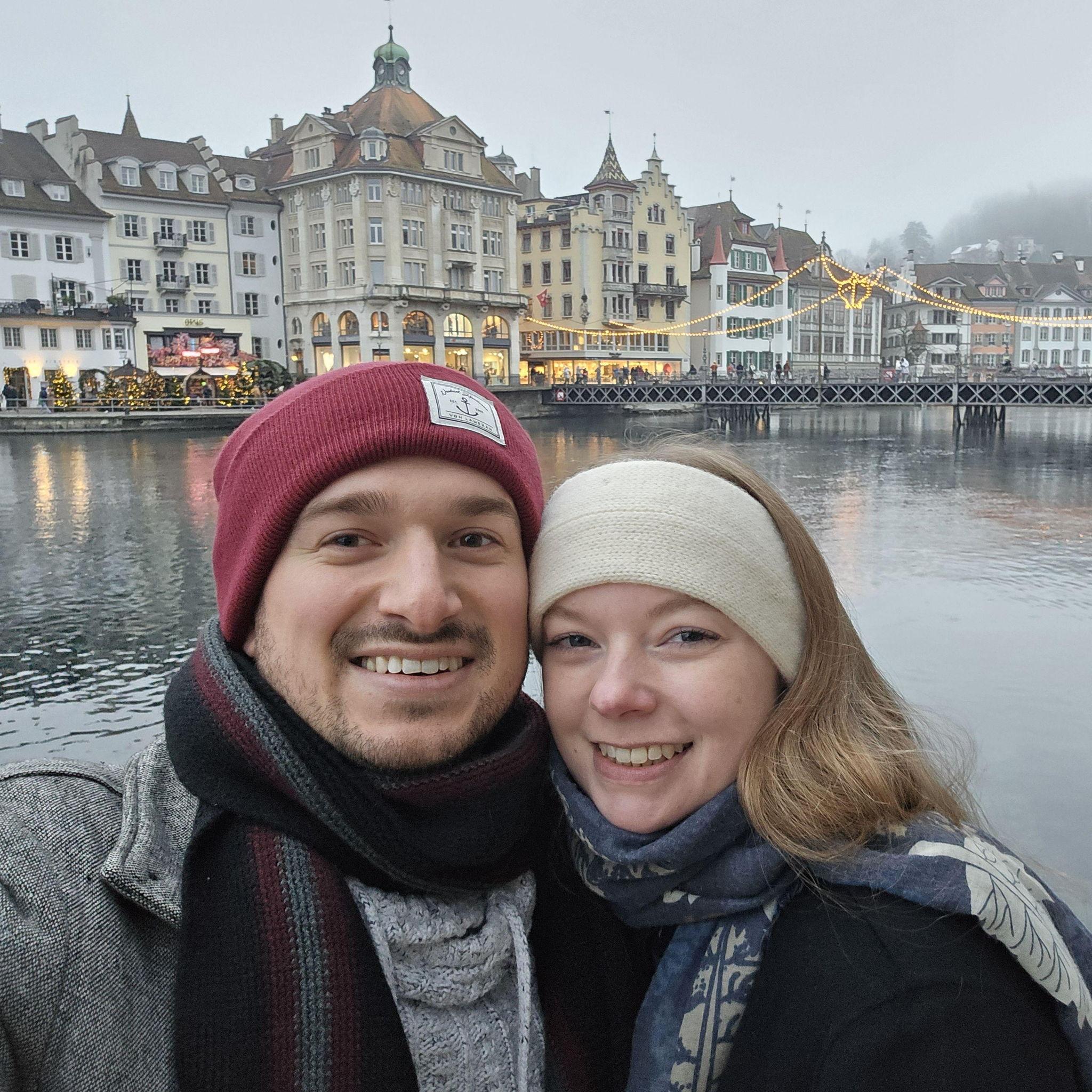 The proposal spot! You might recognize this photo from our save-the-dates. Lucerne, Switzerland