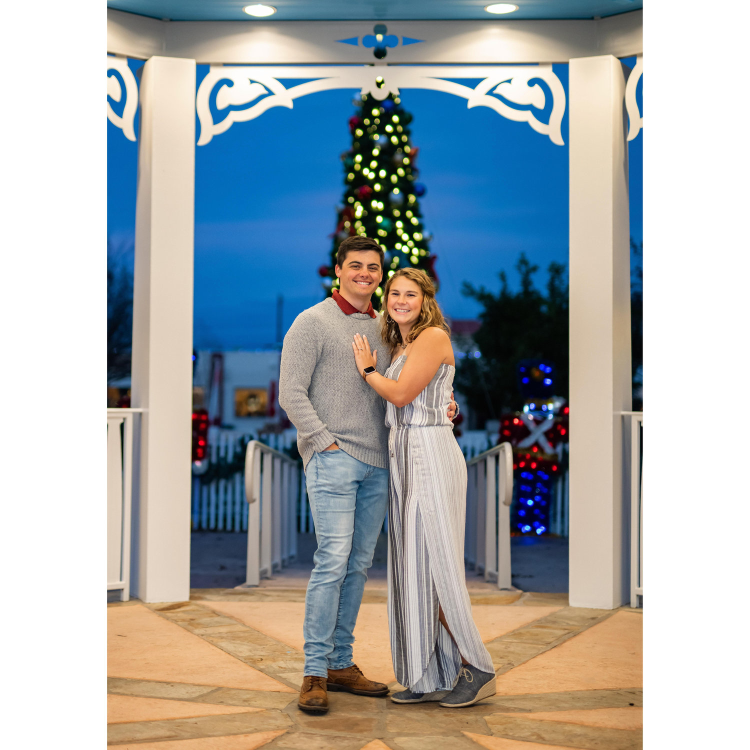 The night he proposed!