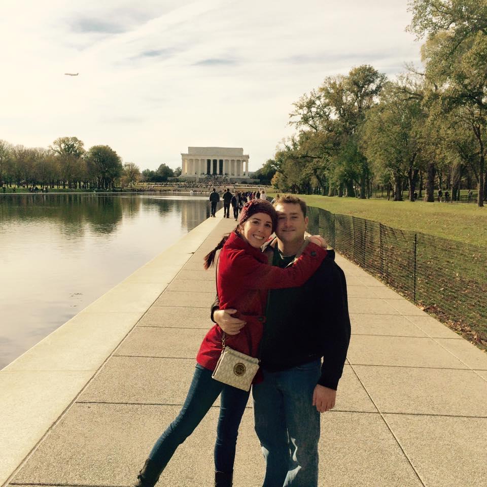 Visiting Carly and Jason in Washington DC in 2014.