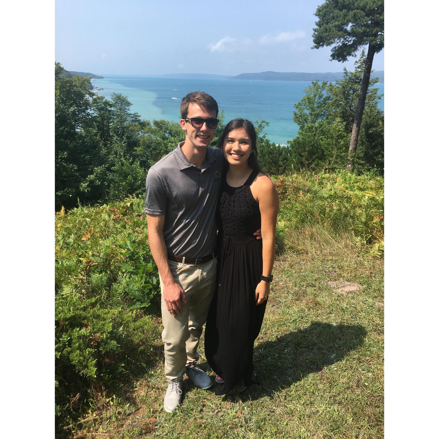 Celebrating Jae and Kevin's wedding on Crystal Lake! Their wedding inspired us to tie the knot up north as well.