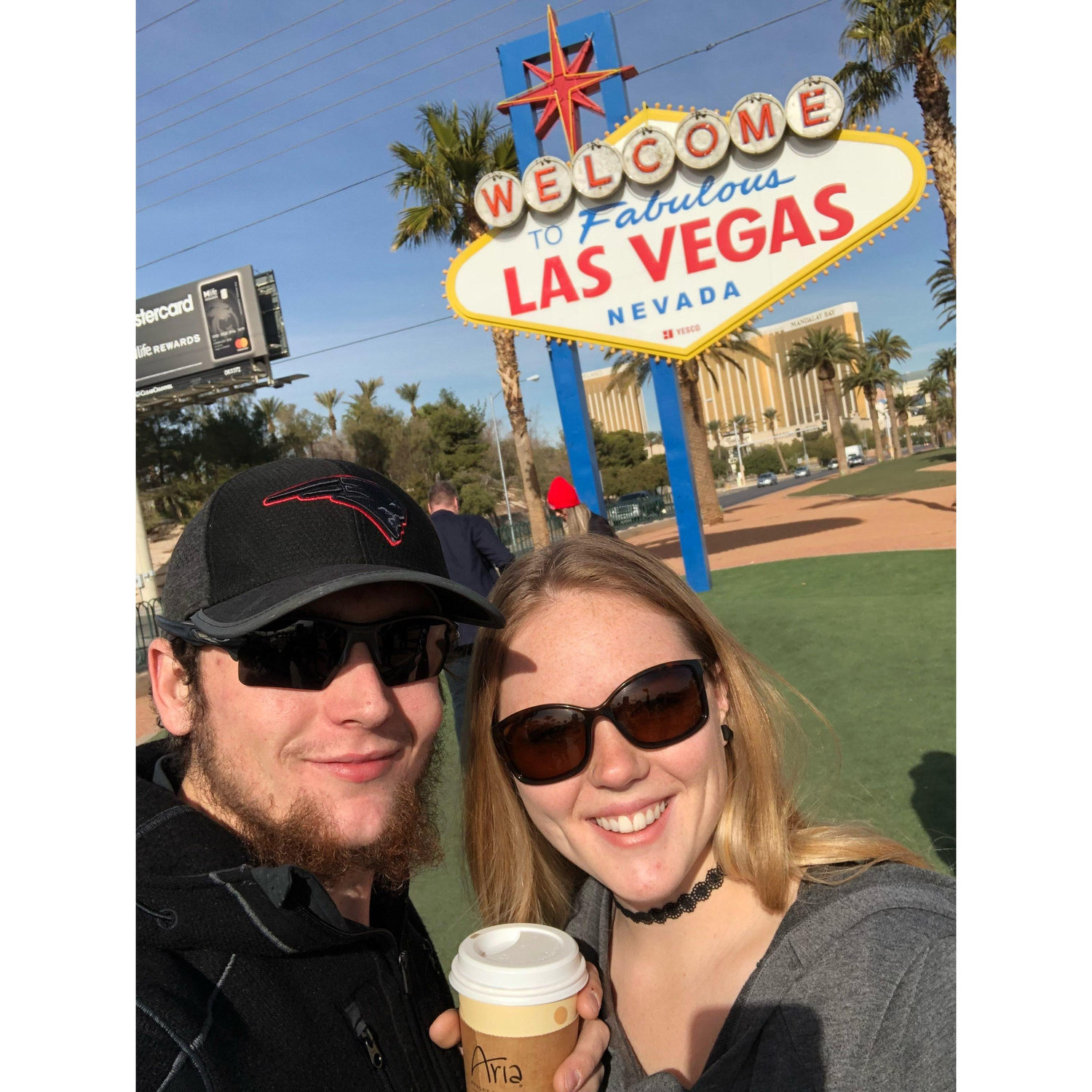 First time in Vegas together
