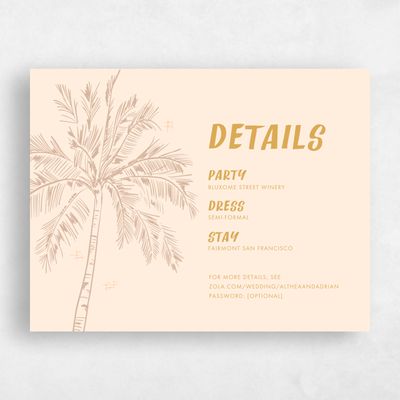 Harvest Gold, Beige Wedding Enclosure - Ocaso