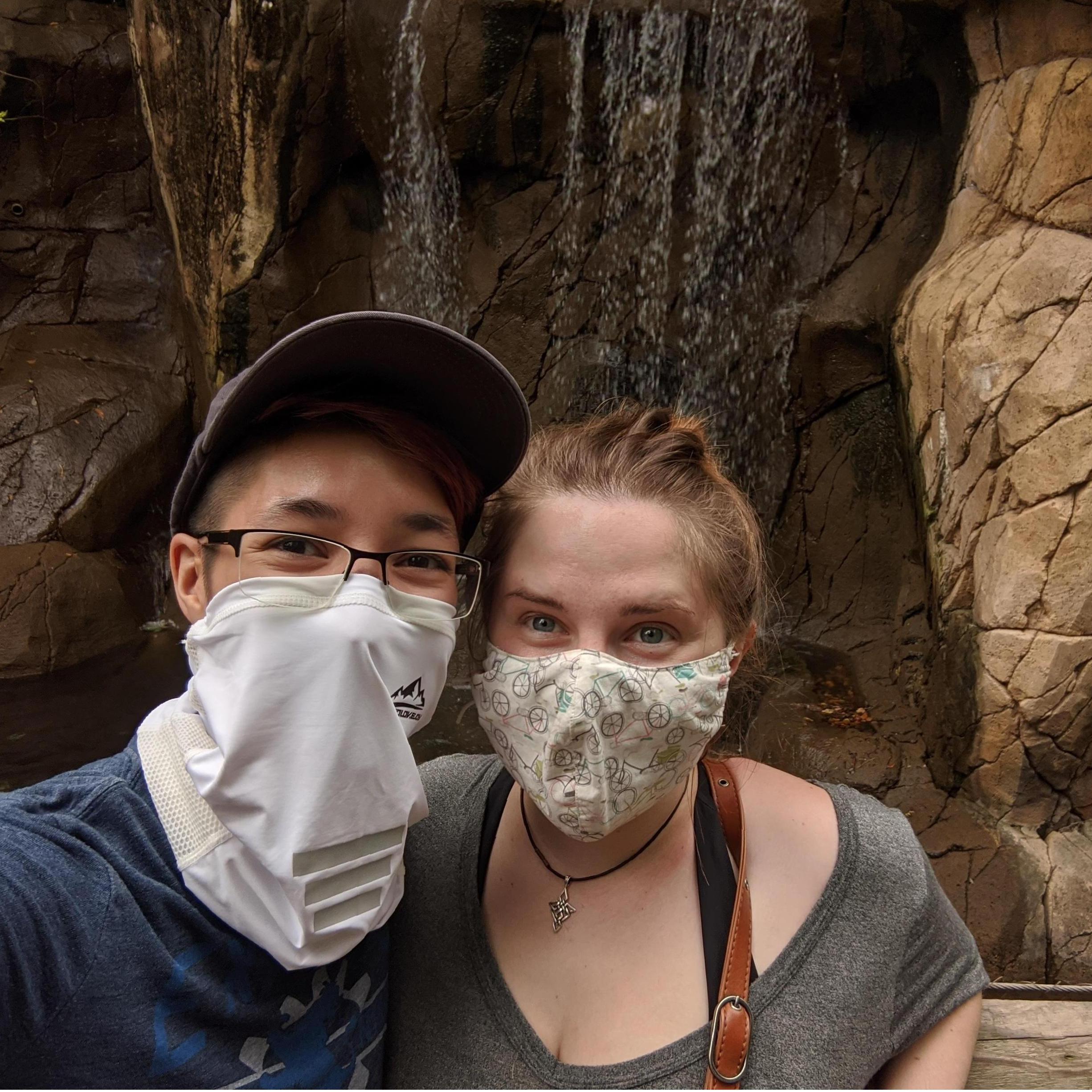 Enjoying a date at the St. Louis Zoo.