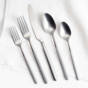 Crate & Barrel - Mercer Holiday Champagne Flatware 5-Piece Place Setting