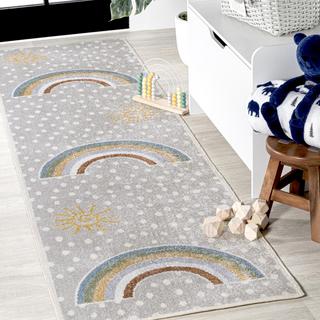 Minha Rainbow Modern Runner Rug