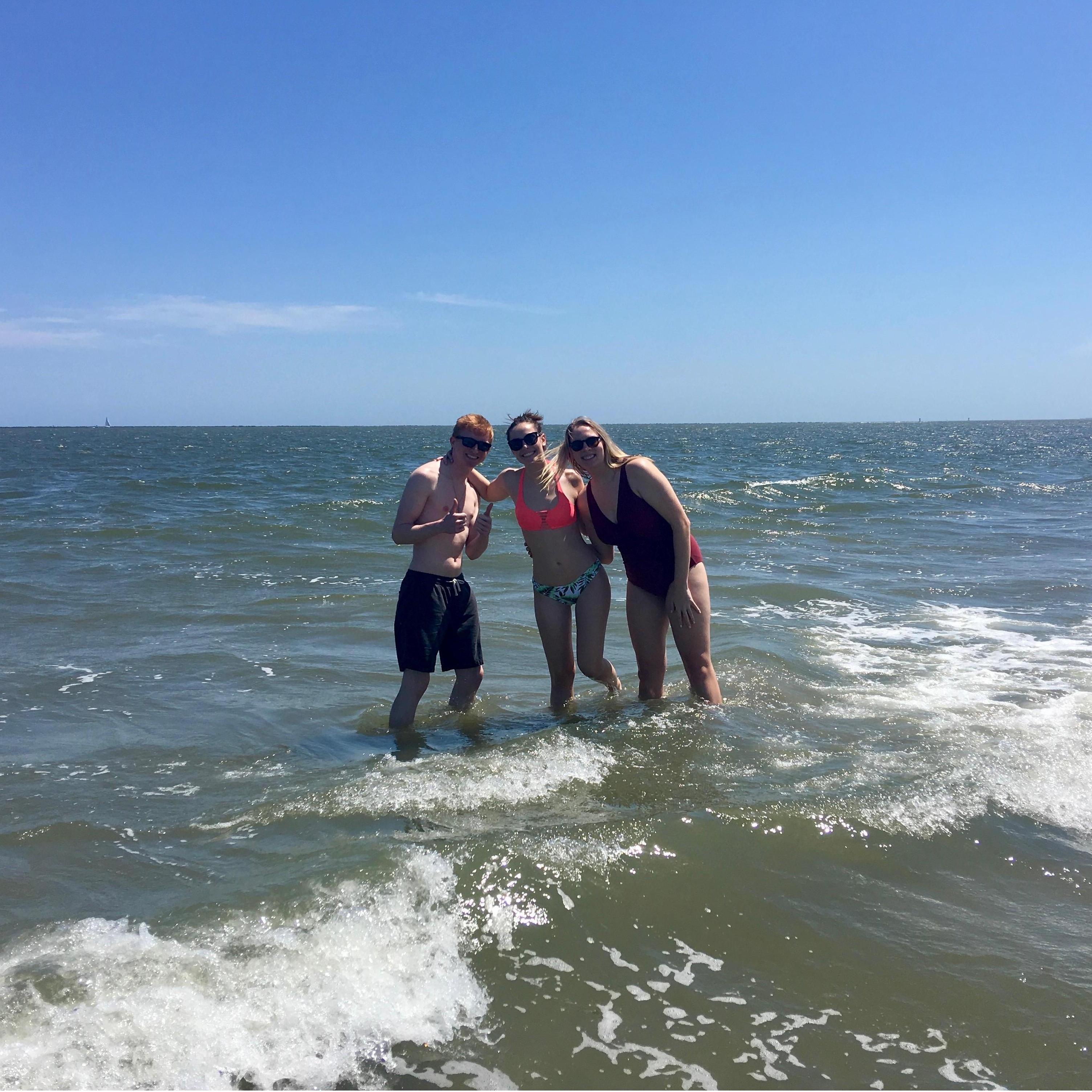 First visit to their new home in Charleston, SC