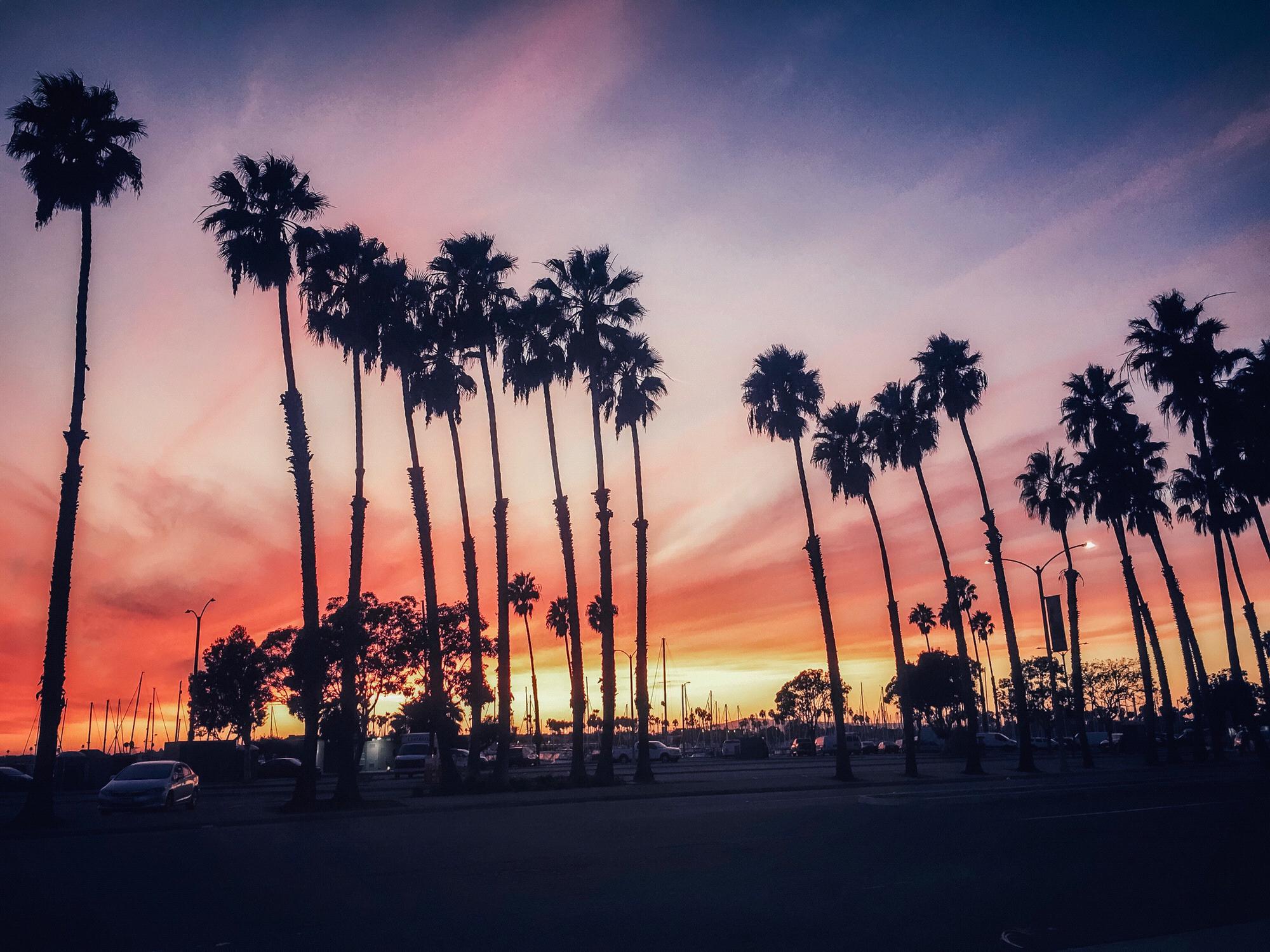 Always can appreciate a good California sunset. This one is in Long Beach