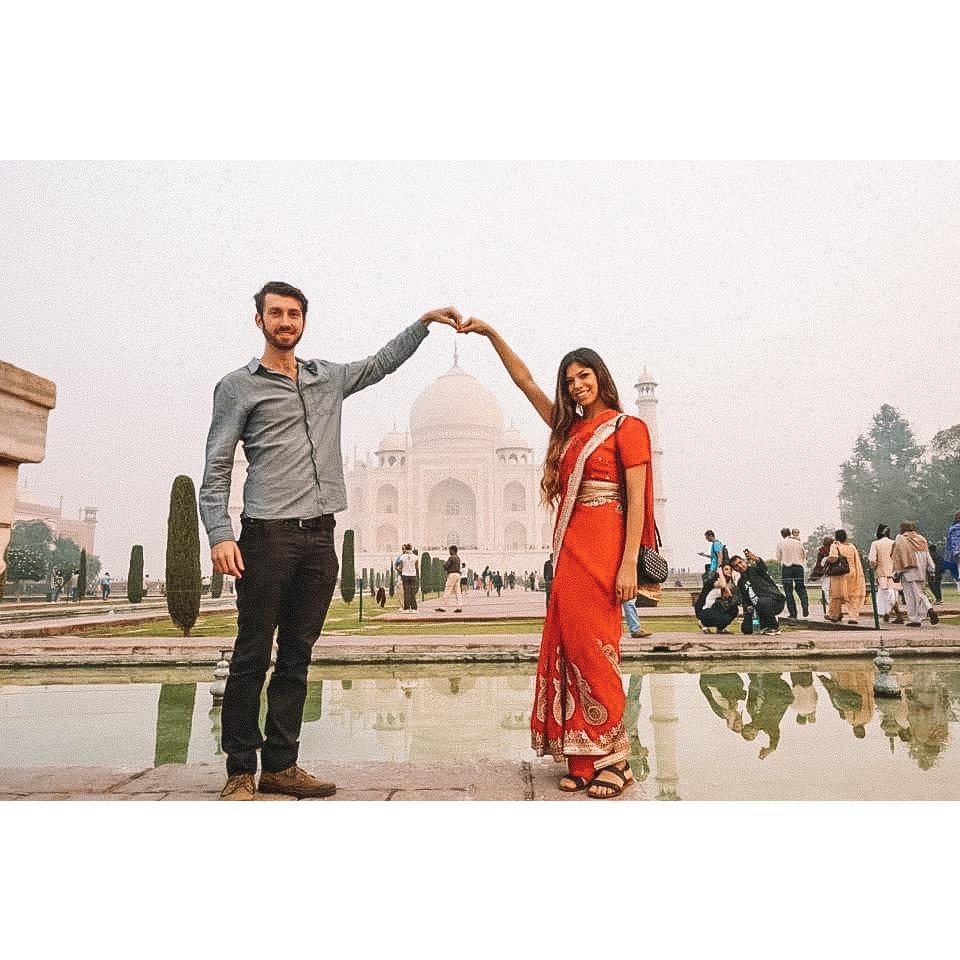 Our first big trip out of North America together, India!