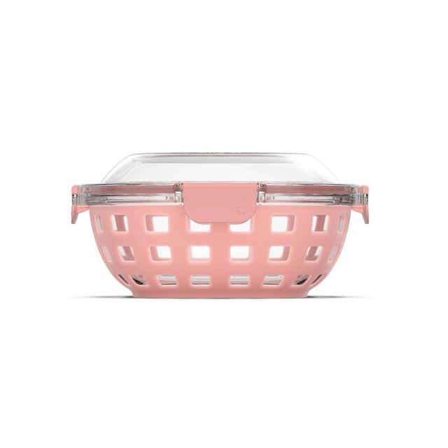 Ello 5.5 Cup Glass Lunch Bowl - Peach
