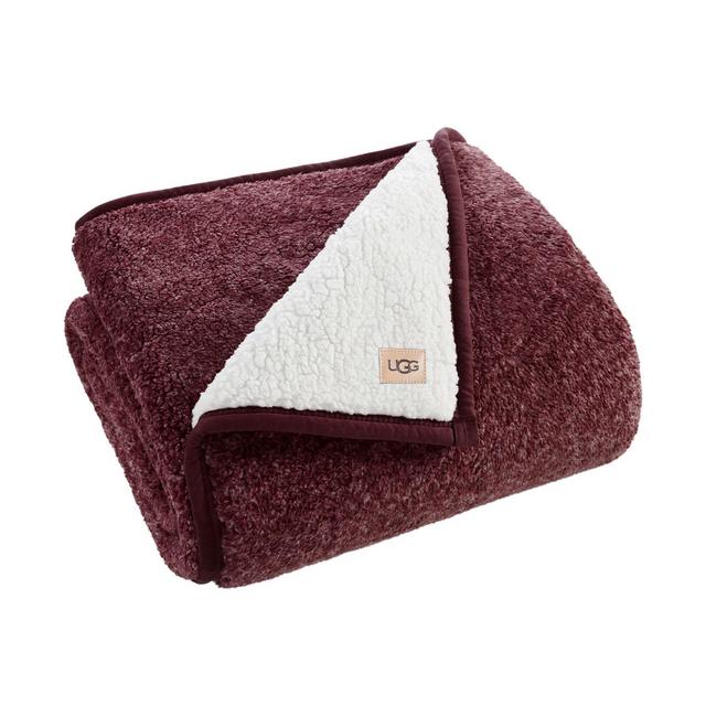 UGG® Melange Classic Sherpa Throw Blanket in Red