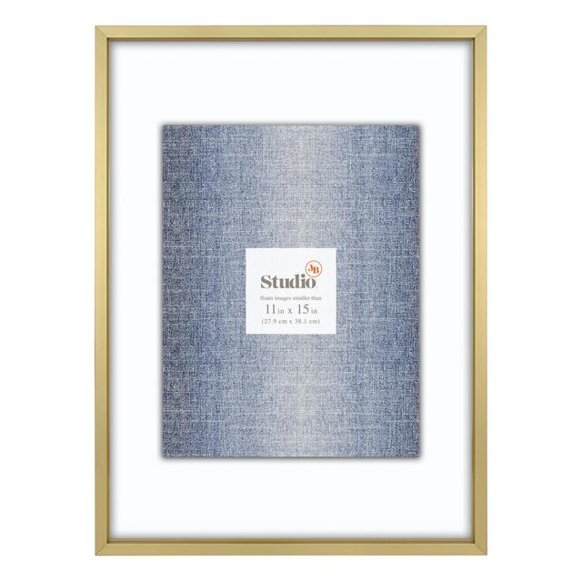 Studio 3B™ Gallery 11-Inch x 15-Inch Float Wall Frame in Gold