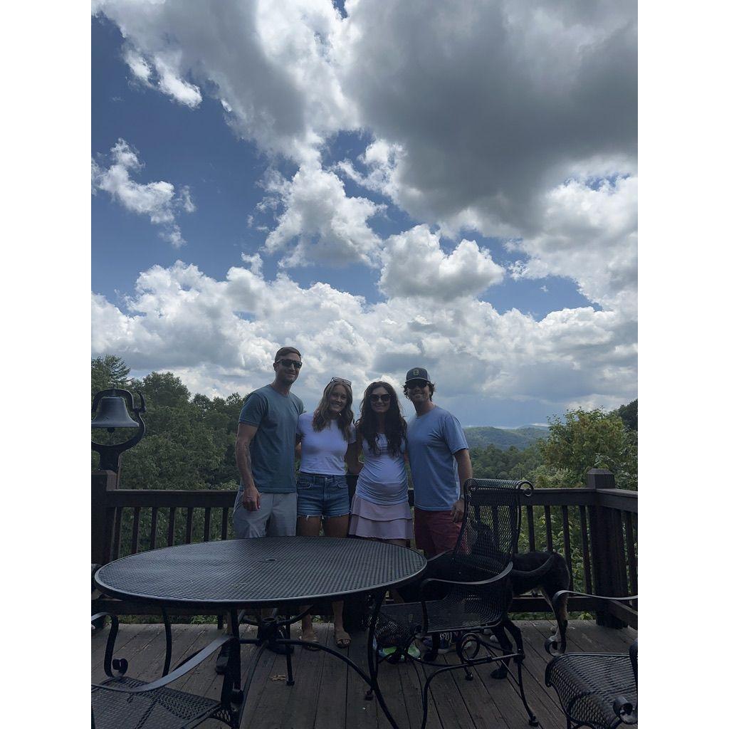 First trip to Abbie's family cabin in Blue Ridge