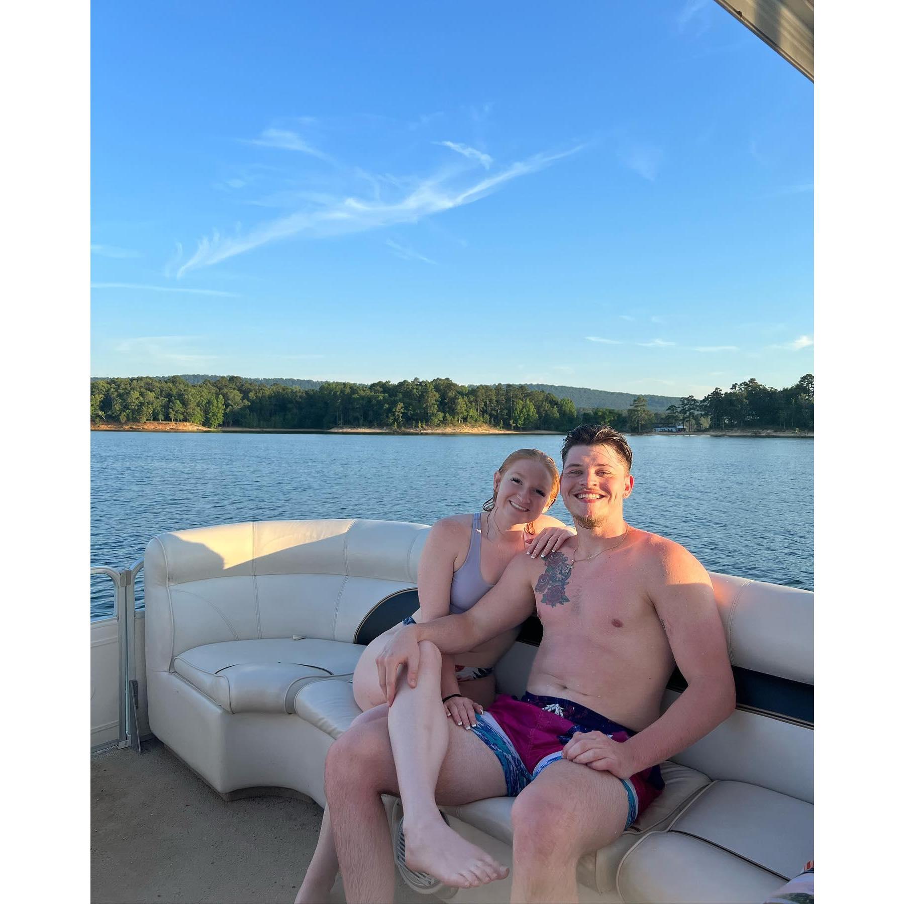 Lake Ouachita in Arkansas!