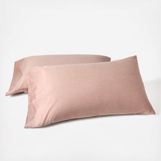 Organic Crinkled Percale Pillowcase, Set of 2