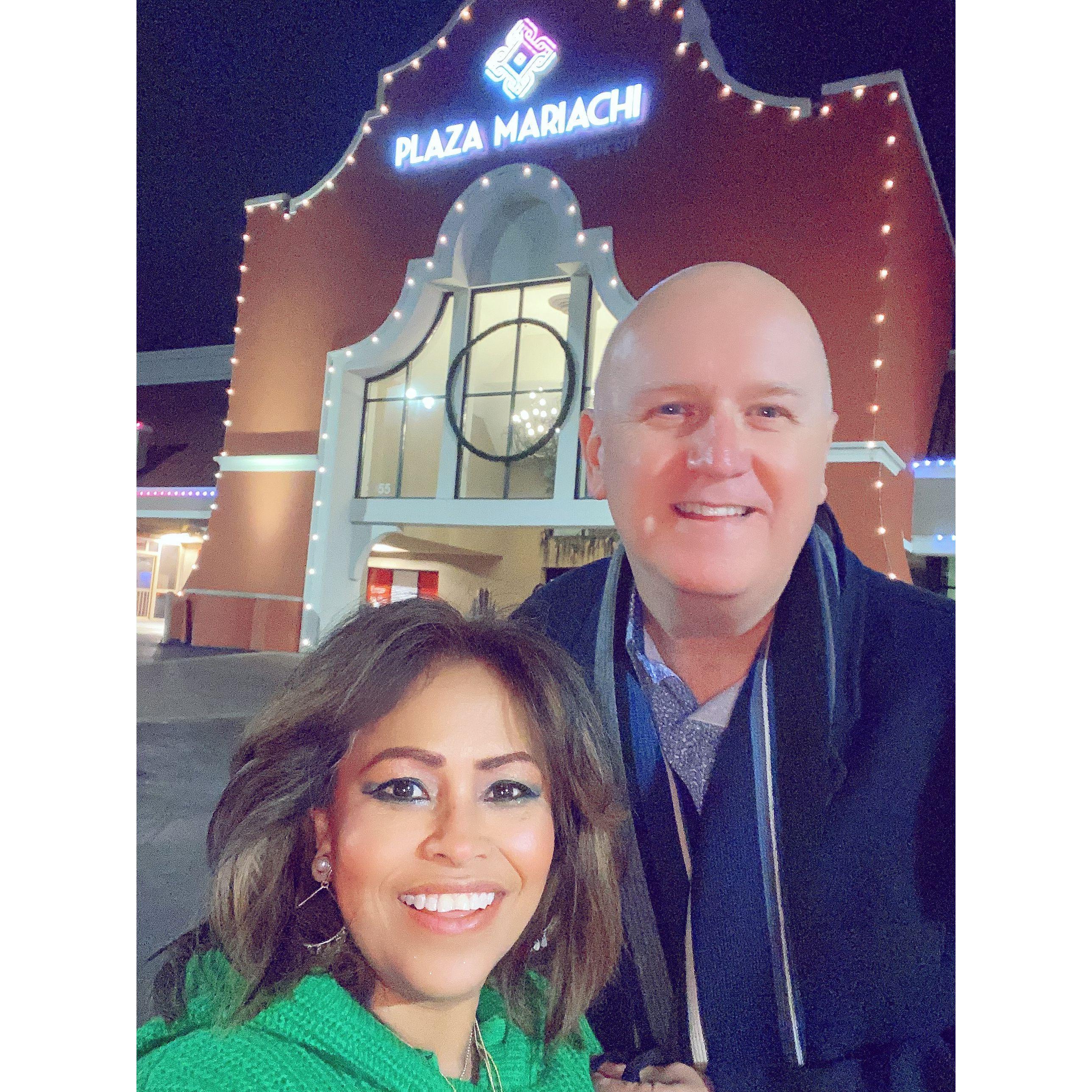 Our first trip to Plaza Mariachi.