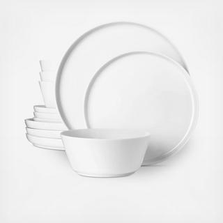 The Cellar - 12-Piece Modern Coupe Dinnerware Set, Service for 4