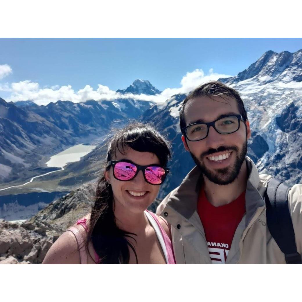 One of our many hikes in New Zealand