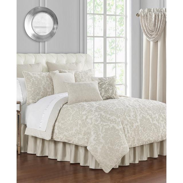 Waterford Sutherland Jacquard 4 Piece Comforter Set, King