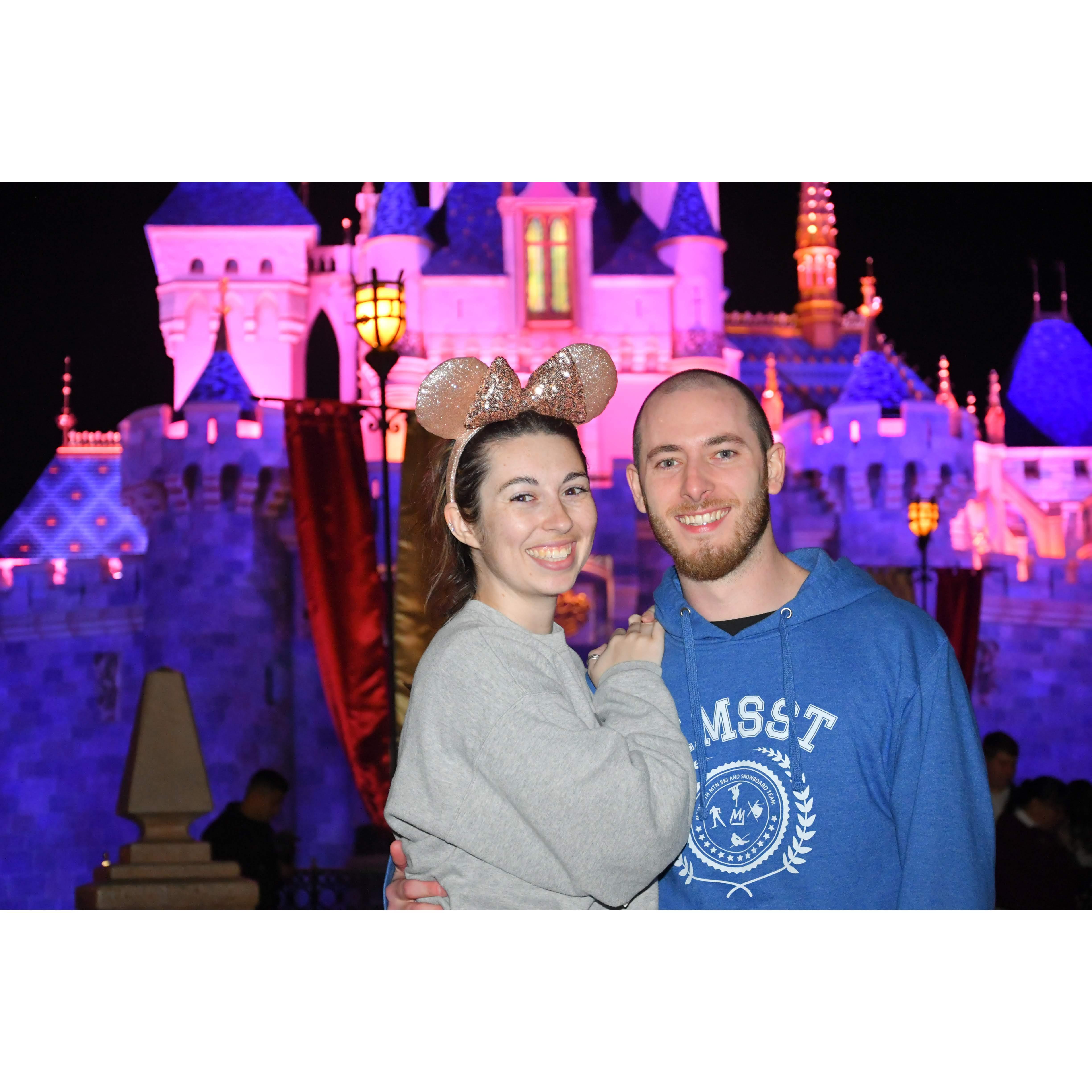 We celebrated our 2nd anniversary at Disneyland!