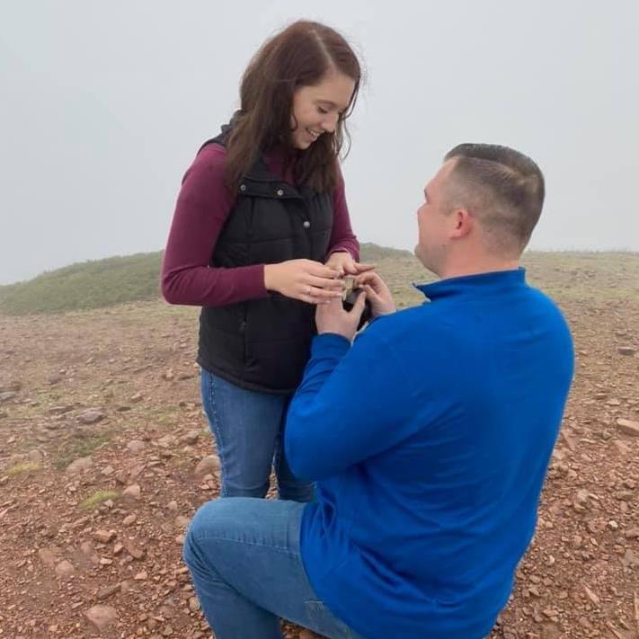 Nate popping the question. :)