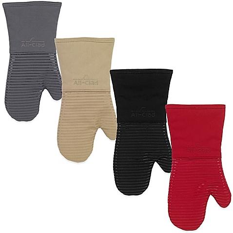 All-Clad Silicone Oven Mitt in Titanium