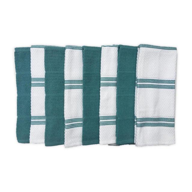 SALT™ 8-Pack Kitchen Towels in Aqua