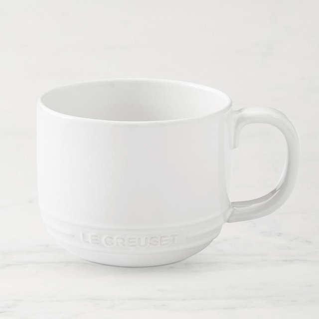 Le Creuset San Francisco Coupe Mug, Set of 8, White