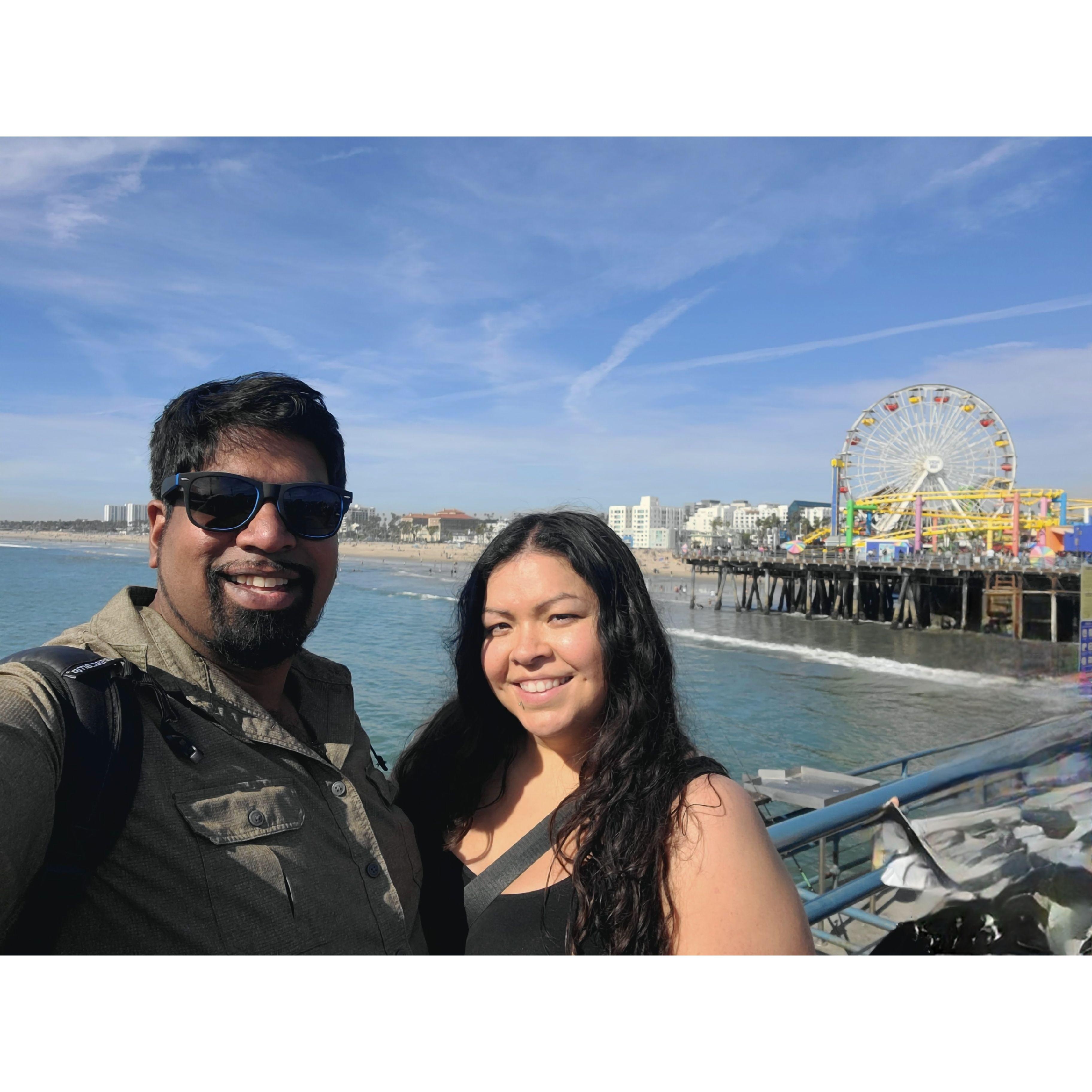 Fun day out at Santa Monica Pier.