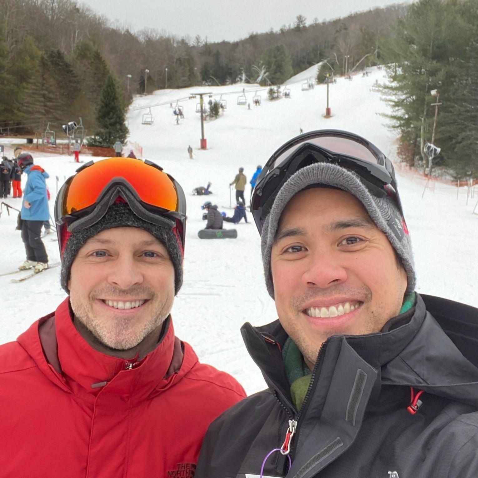 Ski bunnies at Ski Sundown in CT.