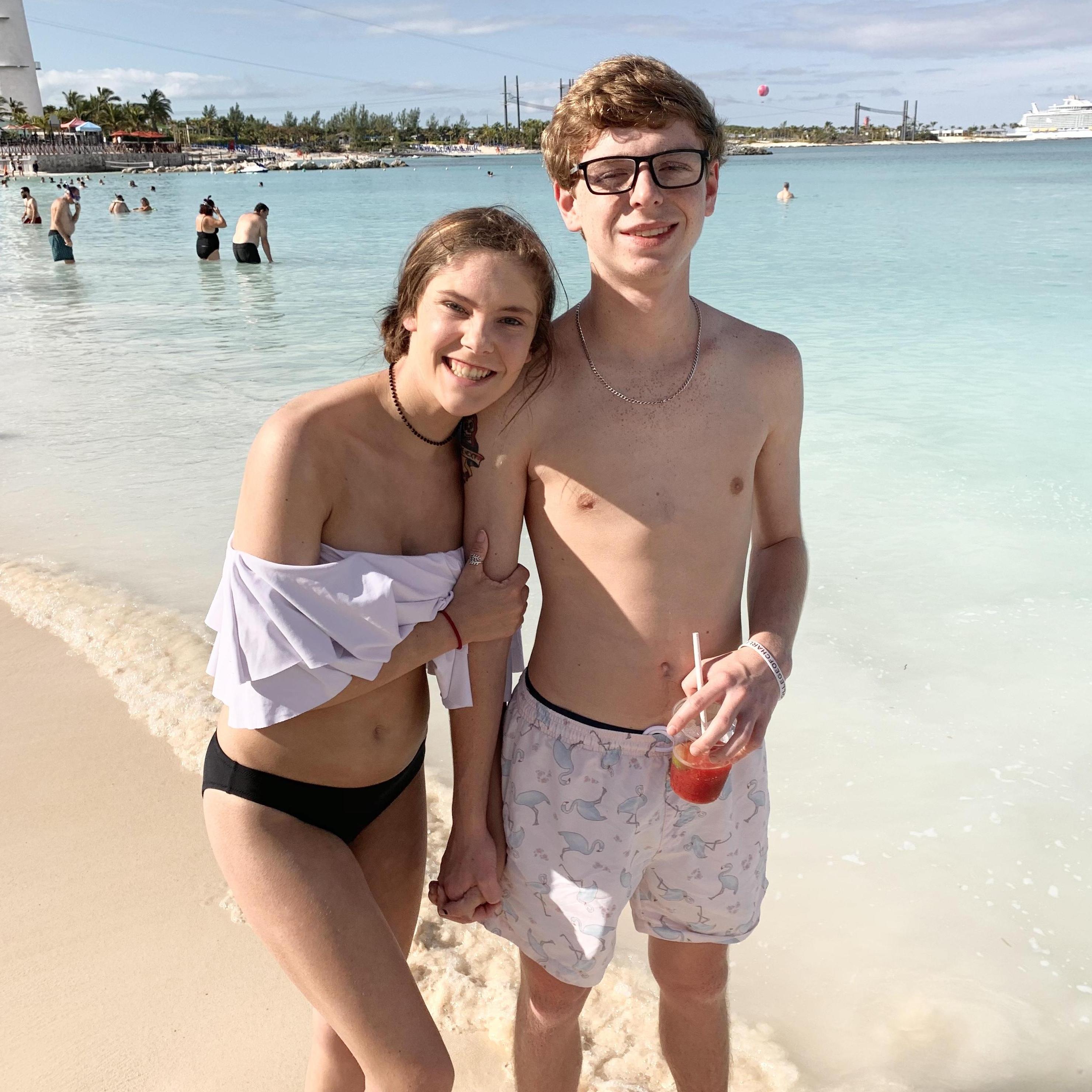Bahamas vacation after Senior graduation!