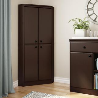 Morgan 4-Door Corner Armoire