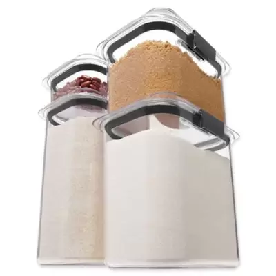 Rubbermaid 4-Piece Brilliance Dry Storage Set