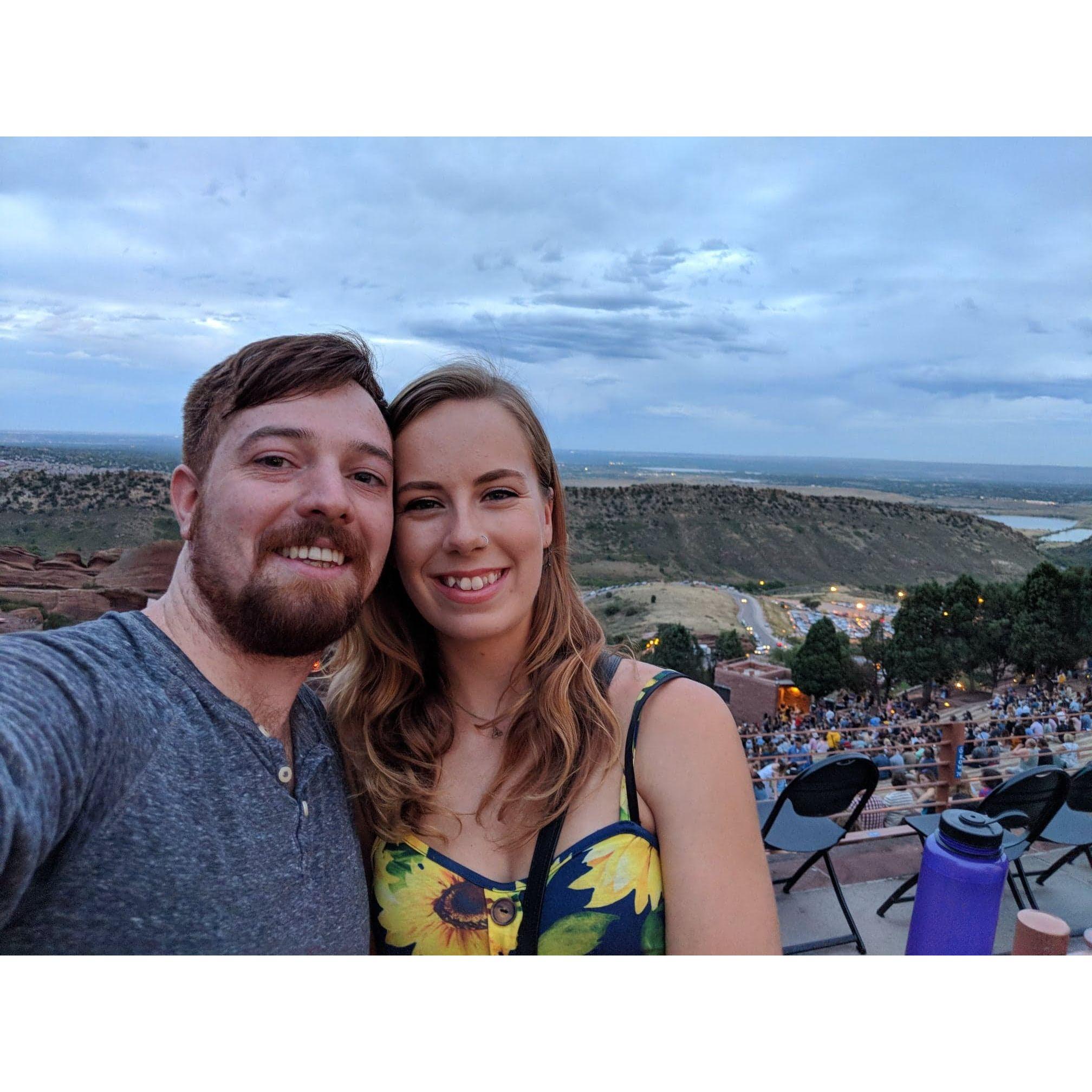 Visiting Colorado and seeing Shakey Graves at Red Rocks, August 2018