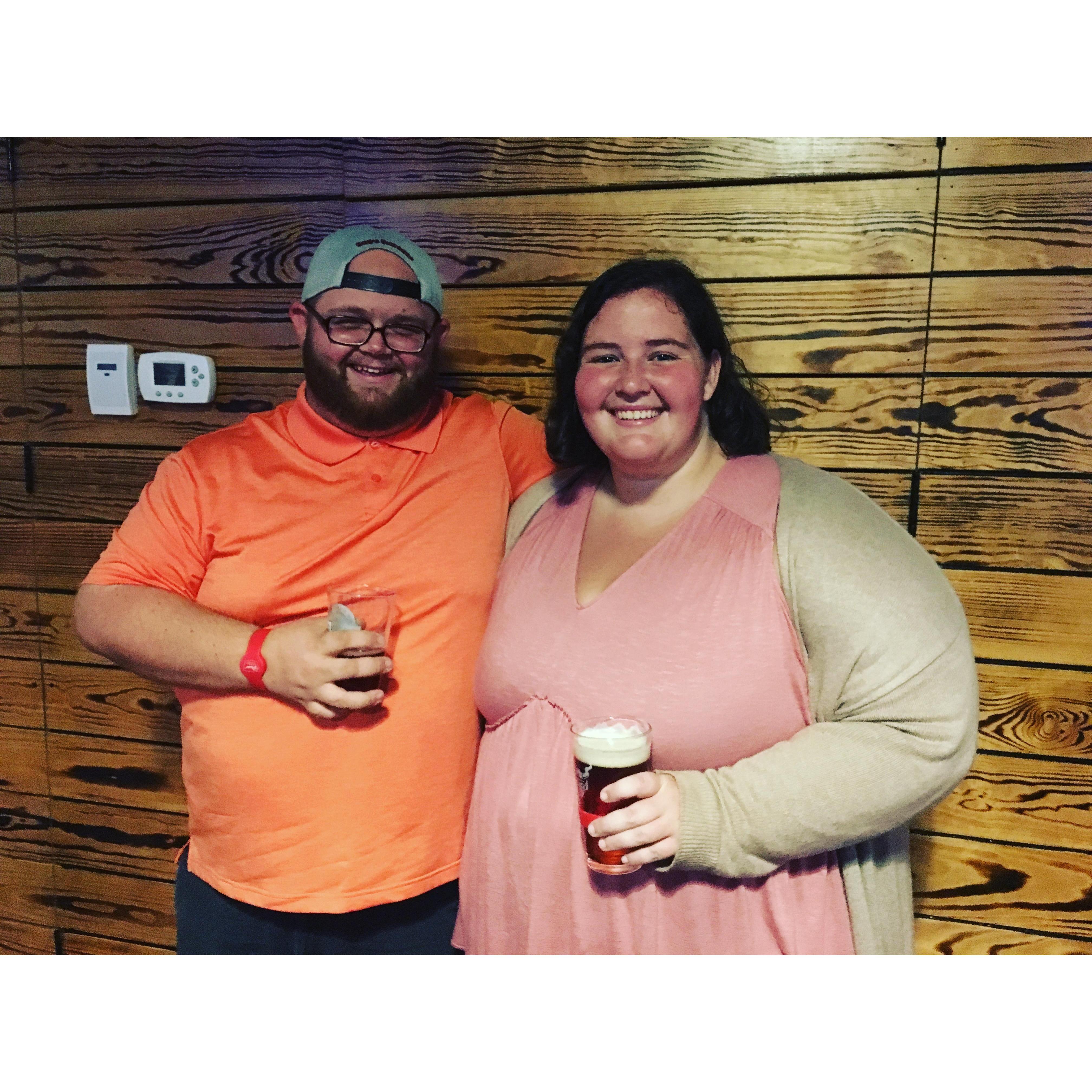 One of our first dates - Odell showed me all of his favorite places in downtown Wilmington!