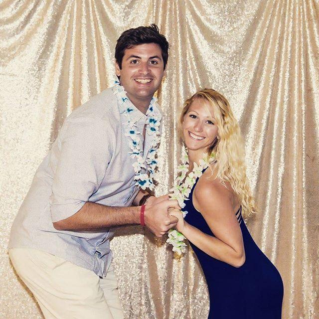 At a charity event... we had a blast taking dumb photos.