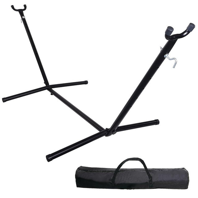Hammock Stand, Heavy Duty Adjustable Steel Hammock, 9-Foot, 450-Pound Capacity, Weather Resistant, Easy to Assemble