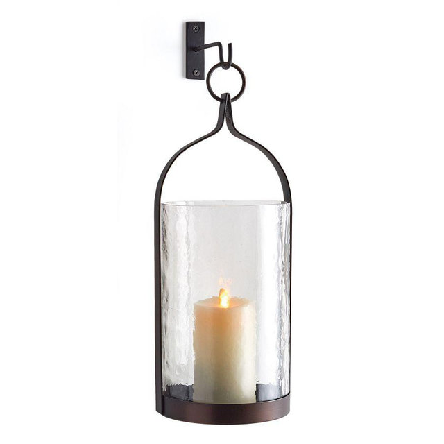 Sandra Hammered Glass Sconce