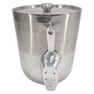 Hammered Metal Ice Bucket with Ice Scoop - Threshold™