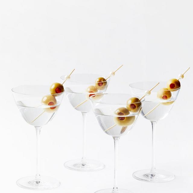 SET OF 4 MARTINI GLASSES