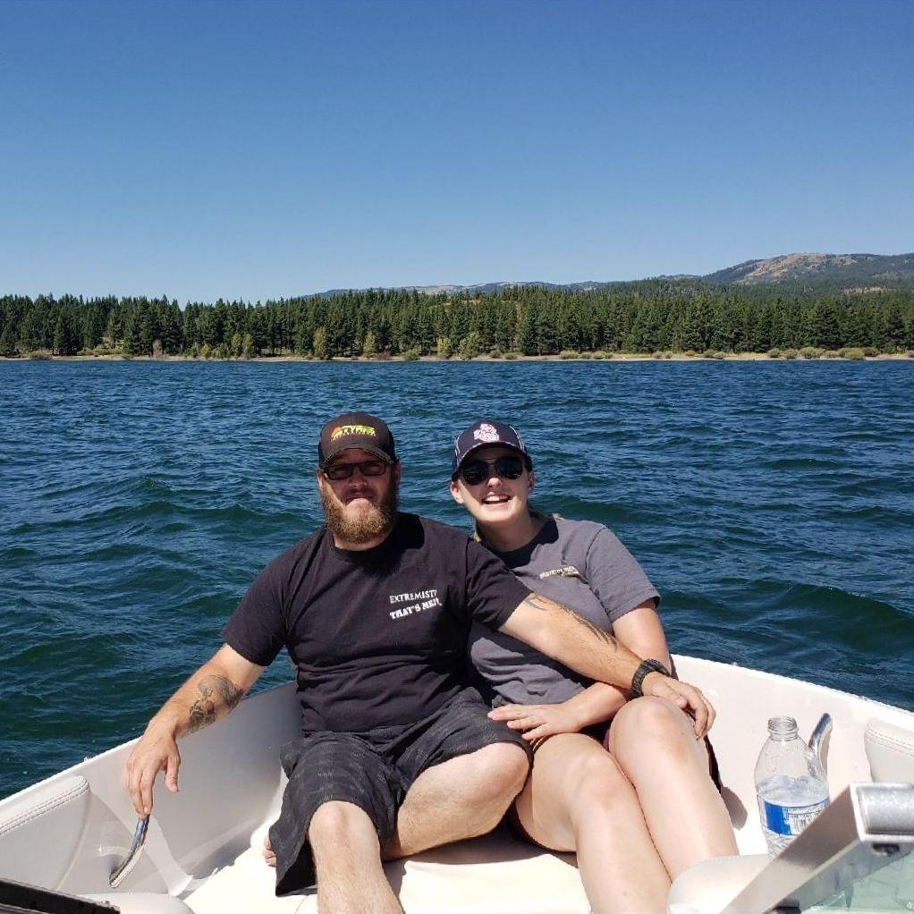 Crusing Stampede on my birthday - the first time Lauren saw a Bald Eagle in person!