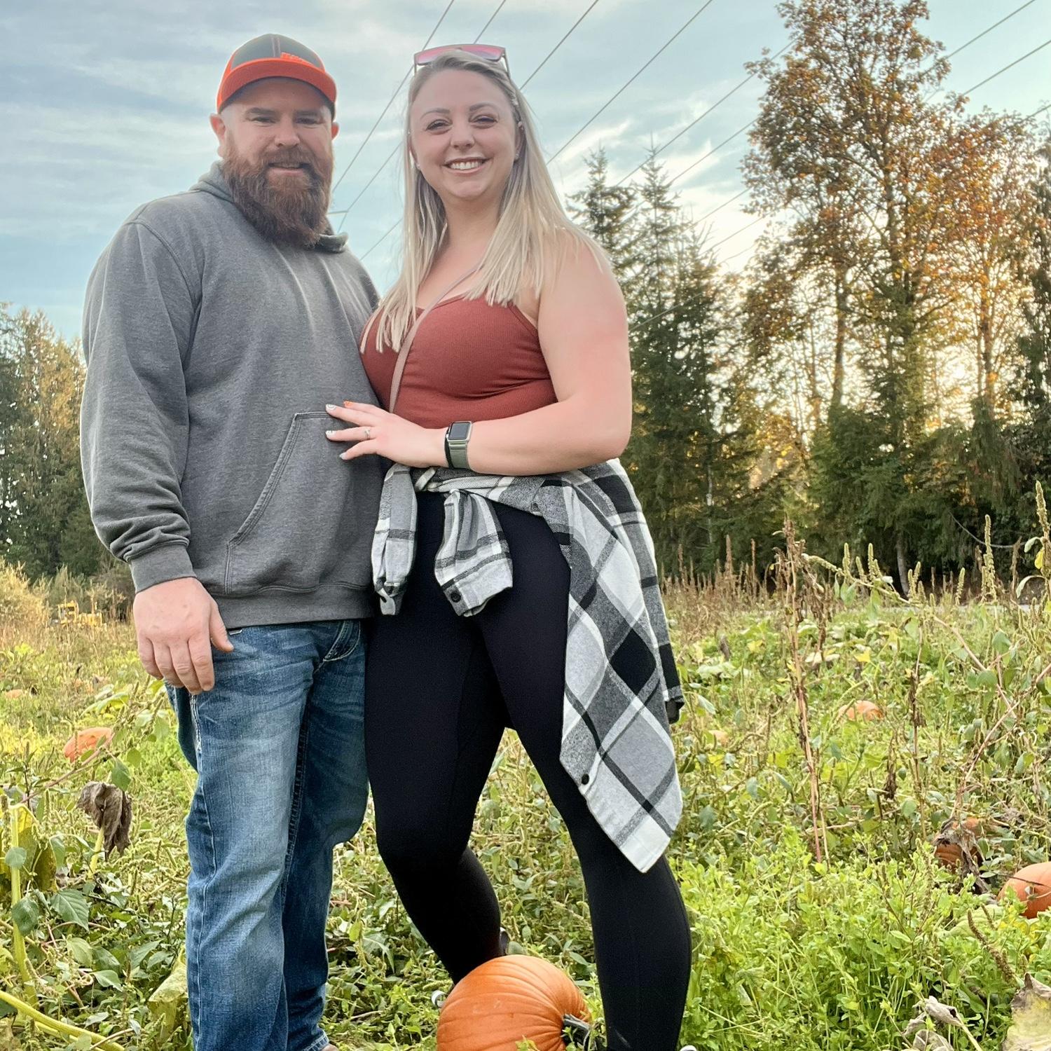 First time at the pumpkin patch