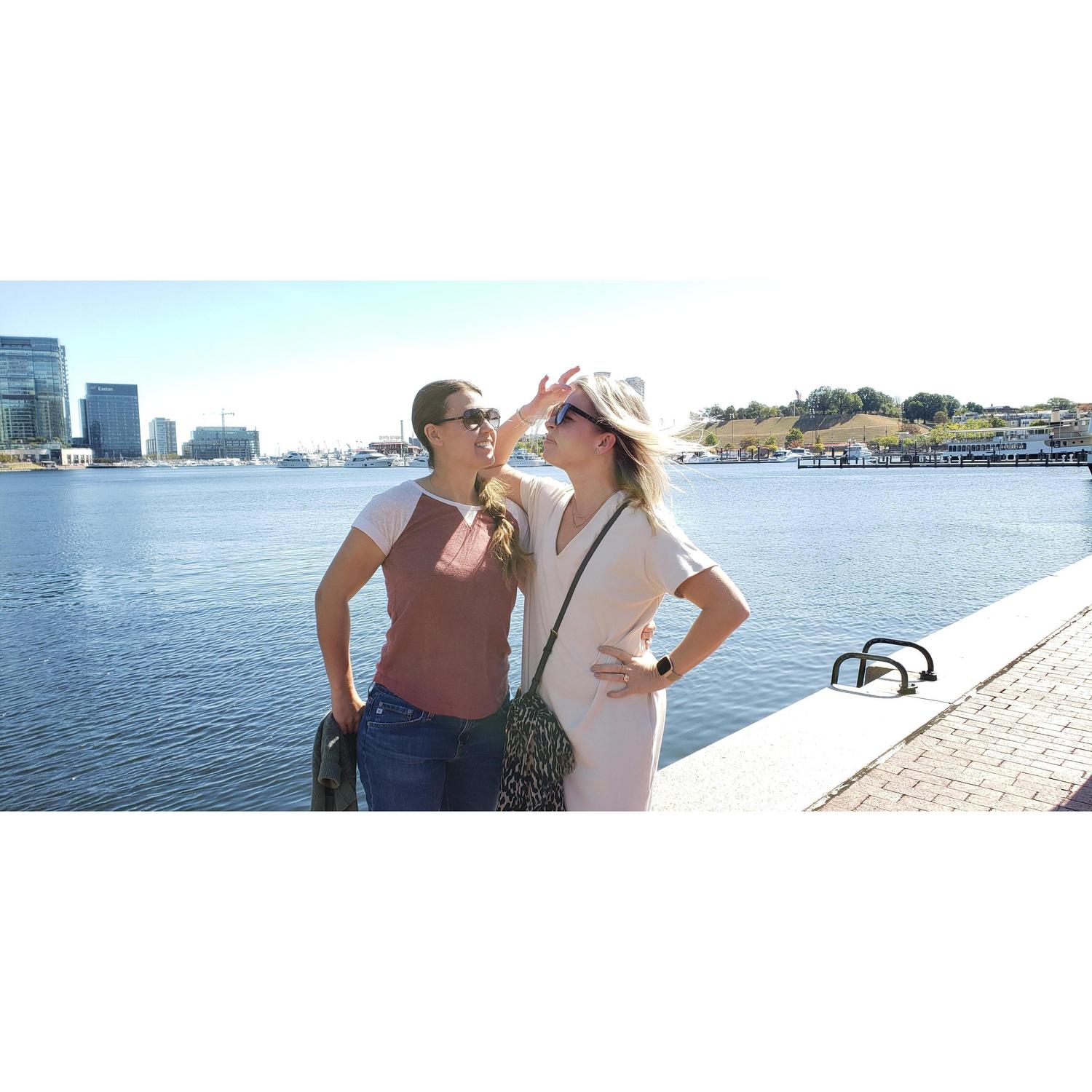 Tourists in Baltimore